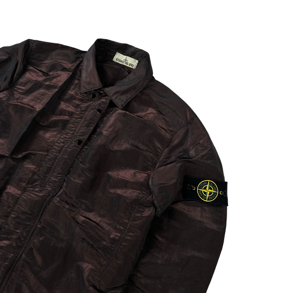 Stone Island 2016 Dark Red Weft Overshirt - Small