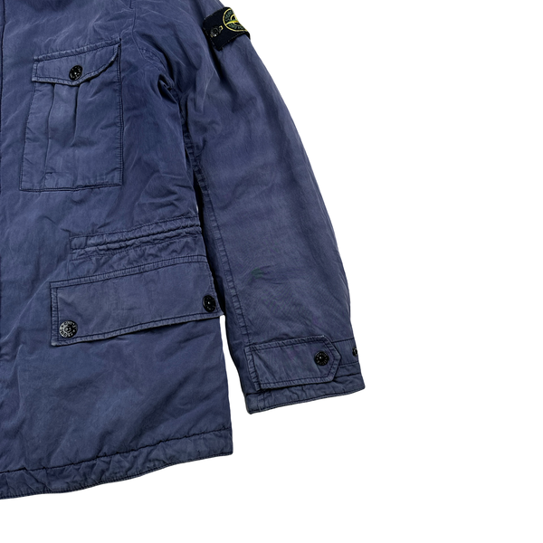 Stone Island 2014 Navy Tela 50 Fili Watro Field Jacket - Large