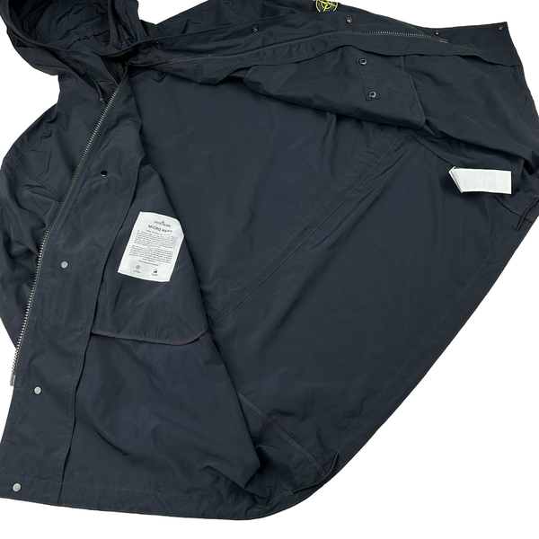 Stone Island 2018 Navy Micro Reps Parka Jacket - 3XL