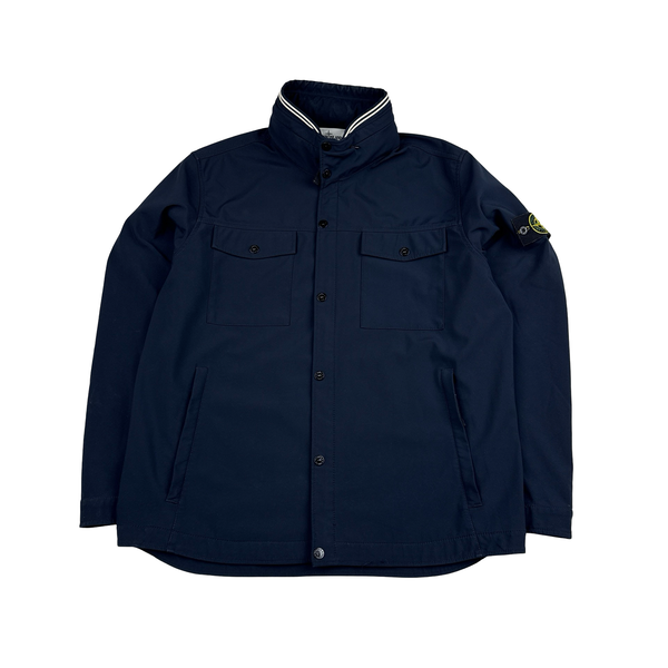 Stone Island 2014 Navy Light Soft Shell R Jacket - XXL