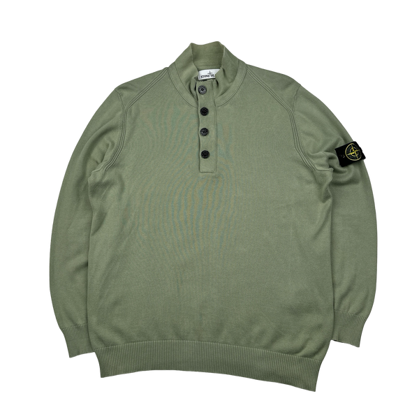 Stone Island 2019 Sage Green Pullover Knit - XXL
