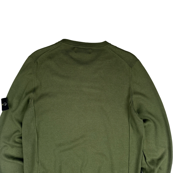 Stone Island 2020 Green Crewneck Knit - Medium