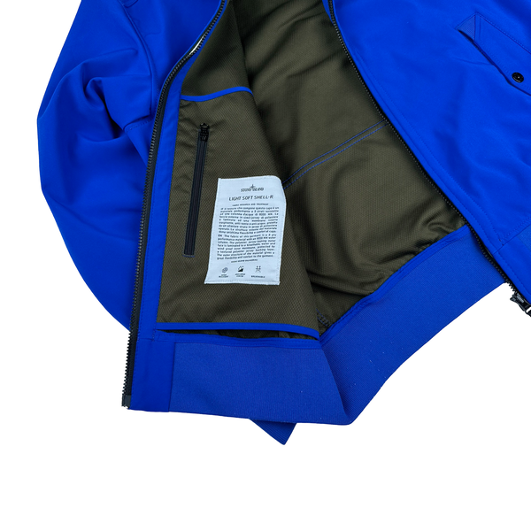 Stone Island Royal Blue Light Soft Shell R Jacket - XL