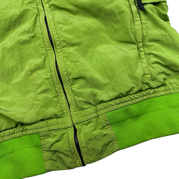 Stone Island 2016 Lime Nylon Metal Tyveck Shield Jacket - Medium