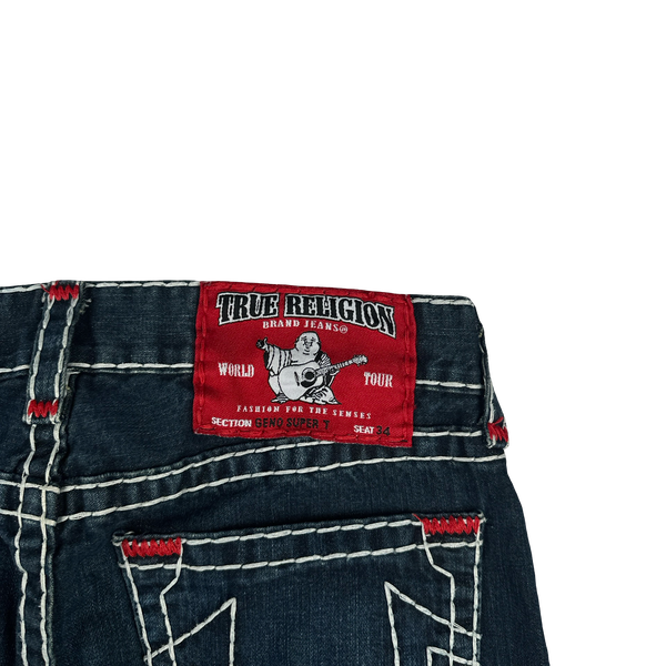 True Religion Relaxed Slim Geno Super T Denim Jeans - 32"