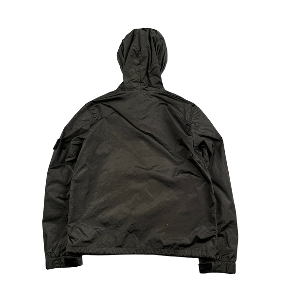 Stone Island 2005 Brown Velvet Lined Shimmer Jacket - Large