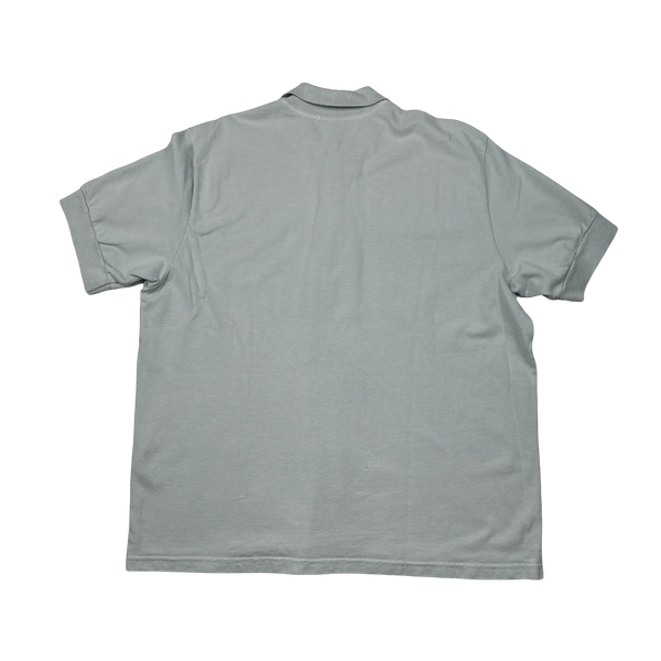 Stone Island Denims 2002 Ice Blue Cotton Polo Shirt - XXL