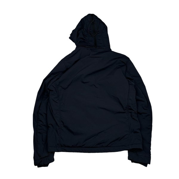 CP Company Navy Fleece Lined Nycra Stretch Goggle Jacket - 3XL