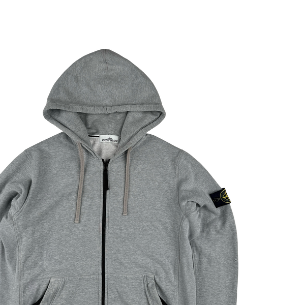 Stone Island 2015 Grey Zipped Hoodie - XL – Mat's Island