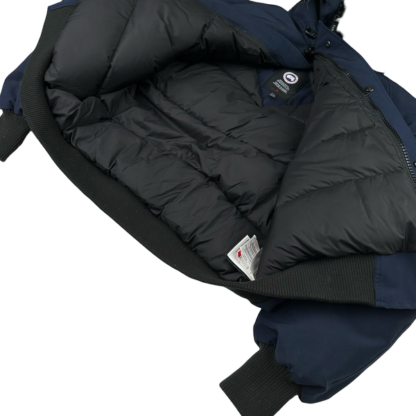 Canada Goose Navy Down Chilliwack Coyote Fur Puffer - XL