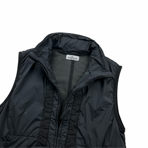 Stone Island 2022 Black Juniors Gilet Jacket - XS