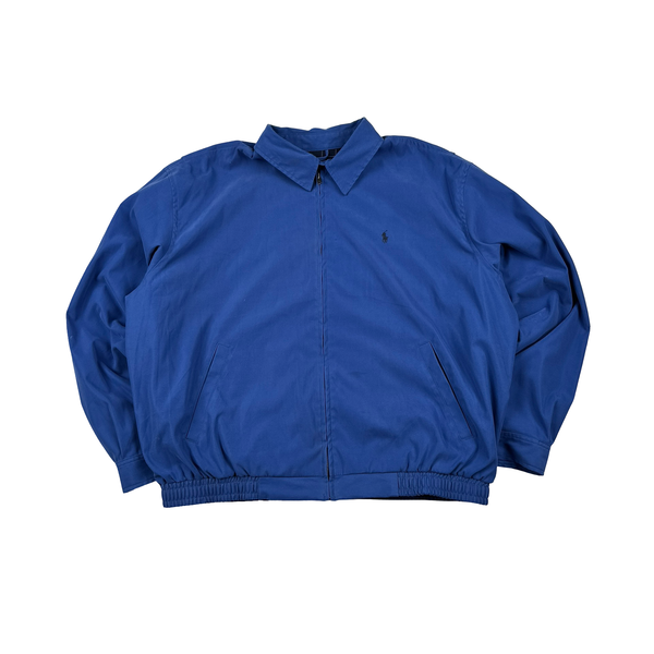 Ralph Lauren Blue Harrington Zipped Quilted Jacket - XL