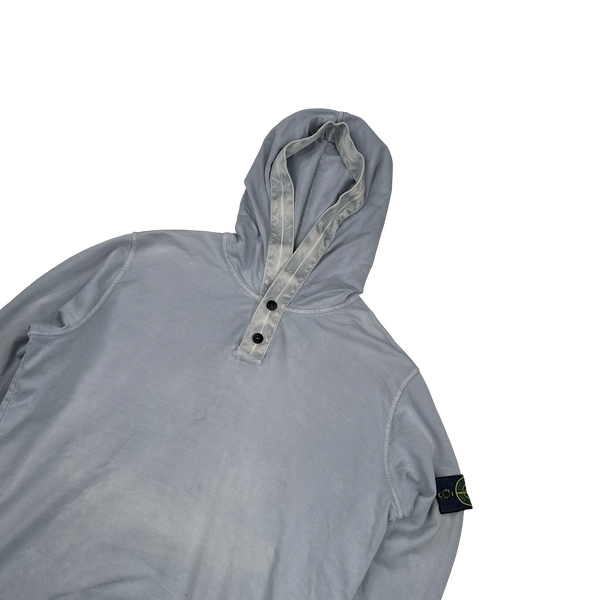 Stone Island 2013 Lilac Cotton Pullover Hoodie - Large