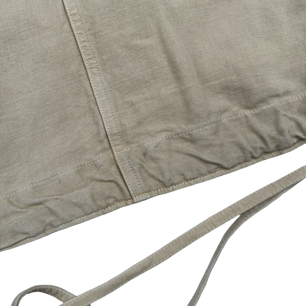 Stone Island 2002 Vintage Tan Cotton Compact Button Jacket - XL