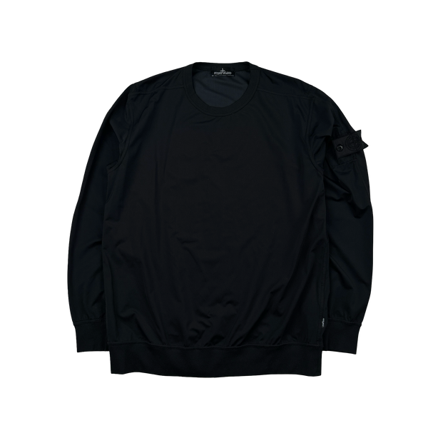 Stone Island 2020 Shadow Project Black Light Nylon R Pullover - Large