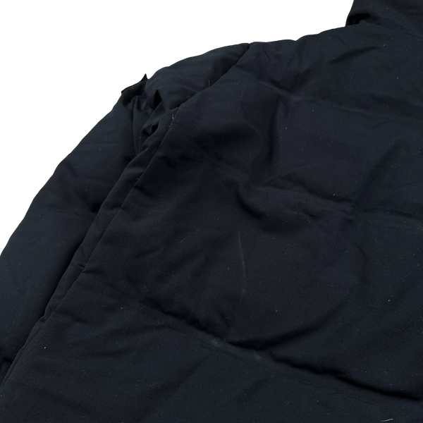 Stone Island 2015 Black Wool Balaclava Repellent Down Jacket - XXL