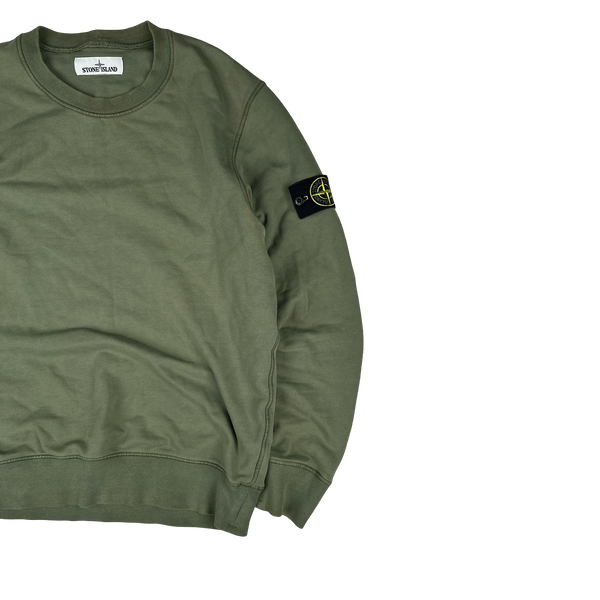 Stone Island 2020 Green Crewneck Sweatshirt - Medium