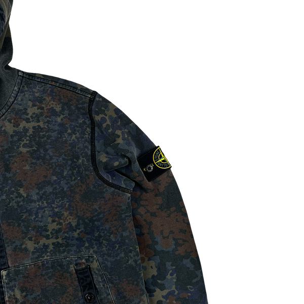 Stone Island 2013 Digital Camo Zipped Hoodie - Medium
