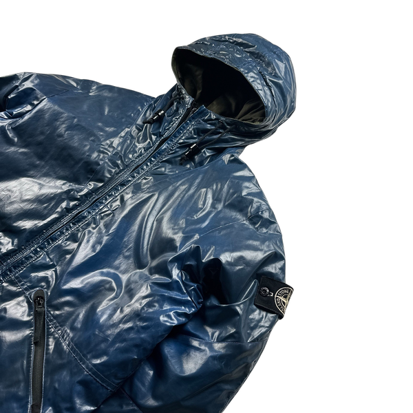 Stone Island 2009 Blue Colour Changing Ice Jacket - XL