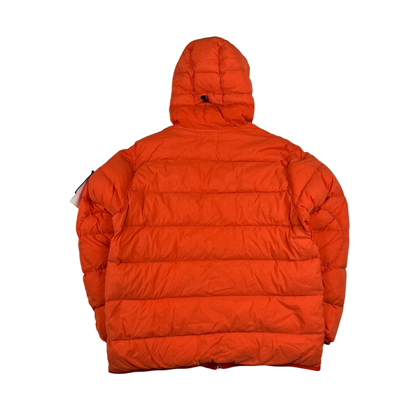 Stone Island 2023 Orange Seamless Tunnel Nylon Down TC - XXL