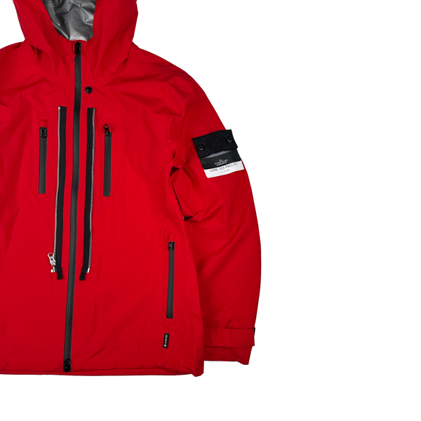 Stone Island 2020 Red Shadow Project Gore Tex Paclite Jacket - Medium