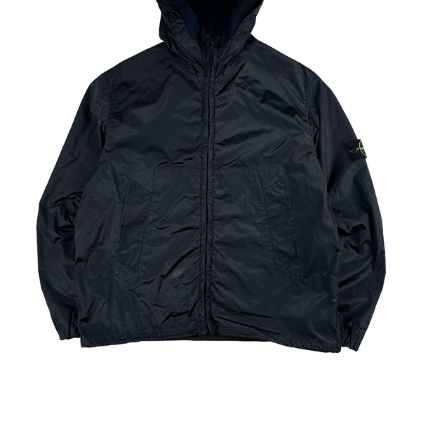 Stone Island 2008 Shimmer Velour Lined Nylon Jacket - XXL