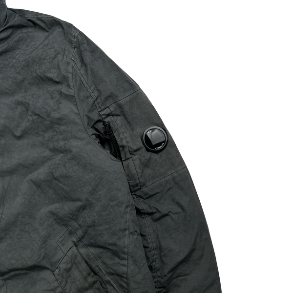 CP Company Grey Re-Colour Nycra Quilted Jacket - XL