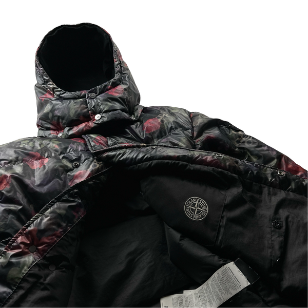 Stone Island Floral Lamy Cover Stampato Puffer Jacket - Medium