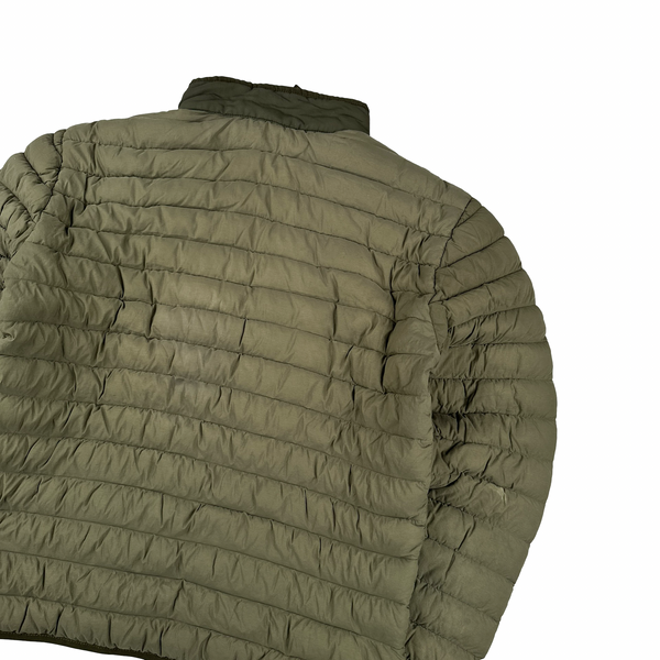 Stone Island 2019 Green Down Filled Loom Woven Puffer Jacket - Medium