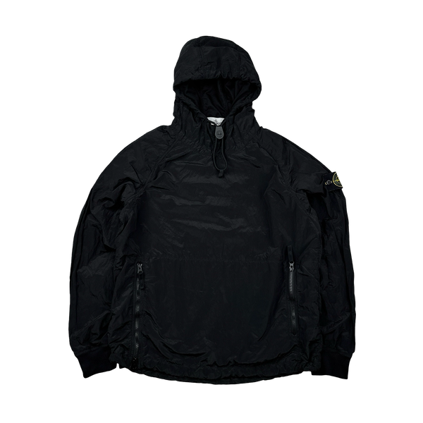 Stone Island 2018 Black Nylon Metal Hooded Smock - Medium – Mat's