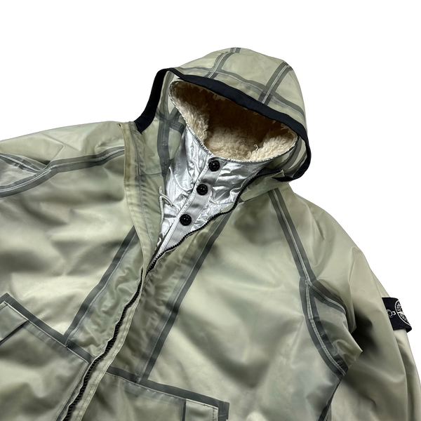 Stone Island 2015 Sherling Lined Poly Cover Jacket - XL