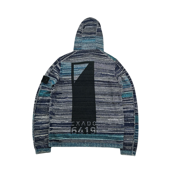 Stone Island Glitch Graphic Shadow Project Hoodie - Medium