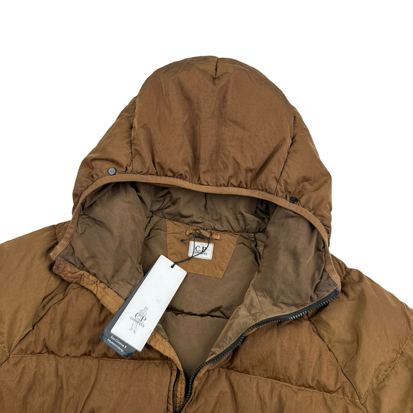 CP Company Brown ECO CHROME-R Down Filled Puffer Jacket - Large