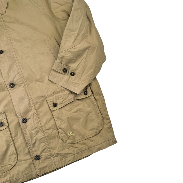 Burberry Nova Check Lined Tan Jacket - XXL