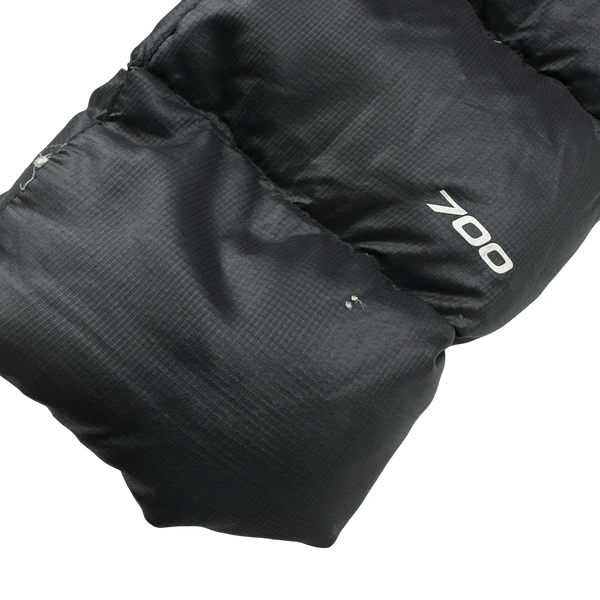 North Face Black 700 Fill Hooded Down Puffer Jacket - Medium