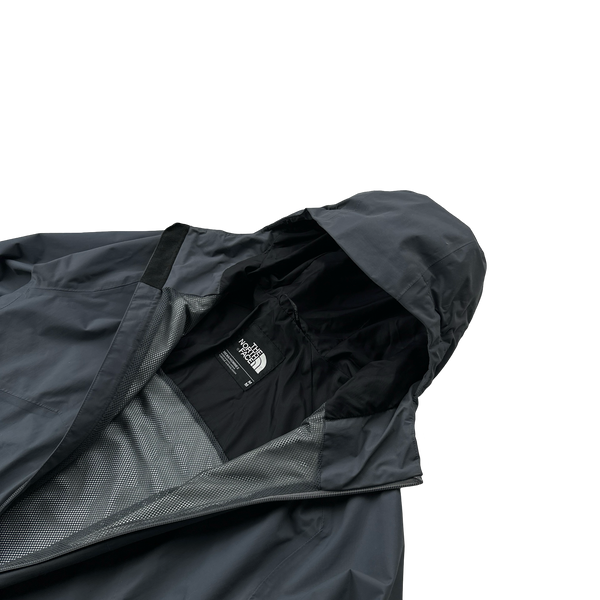 North Face Grey Hyvent Rain Jacket - Medium