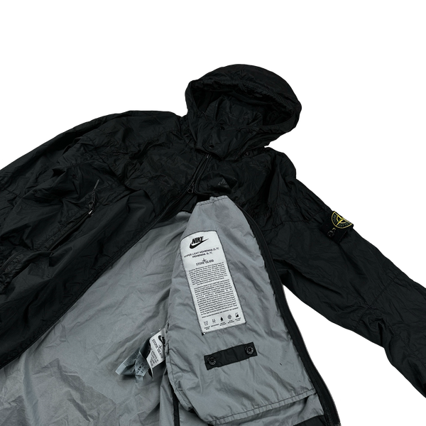 Stone Island x Nike Black Hyper Light Membrana 2L TC Windrunner - Medium