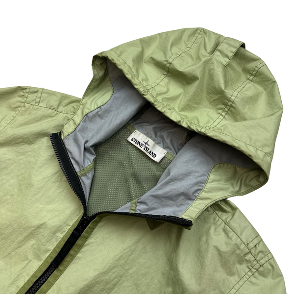 Stone Island 2021 Green Membrana TC 3L Rain Jacket - Small