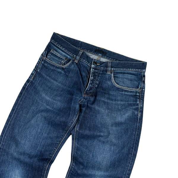 Prada Straight Fit Dark Denim Jeans - Medium