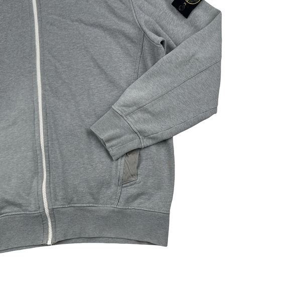Stone Island 2013 Grey Zip Up Hoodie - XXL