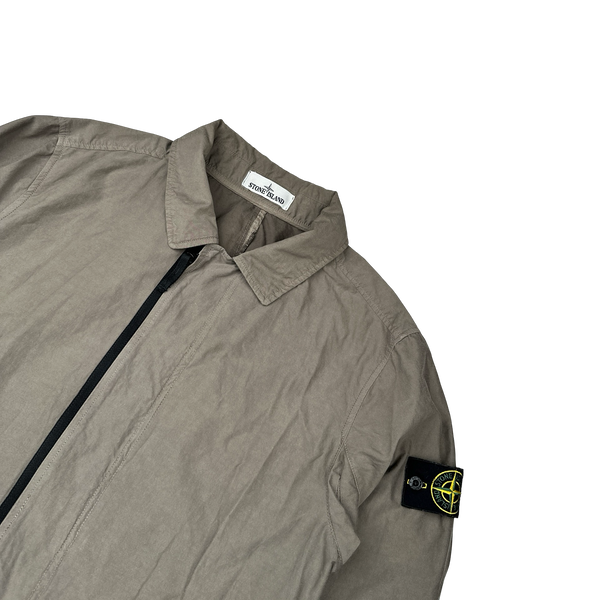Stone Island 2017 Light Cotton Nylon Twill Long Jacket - Large