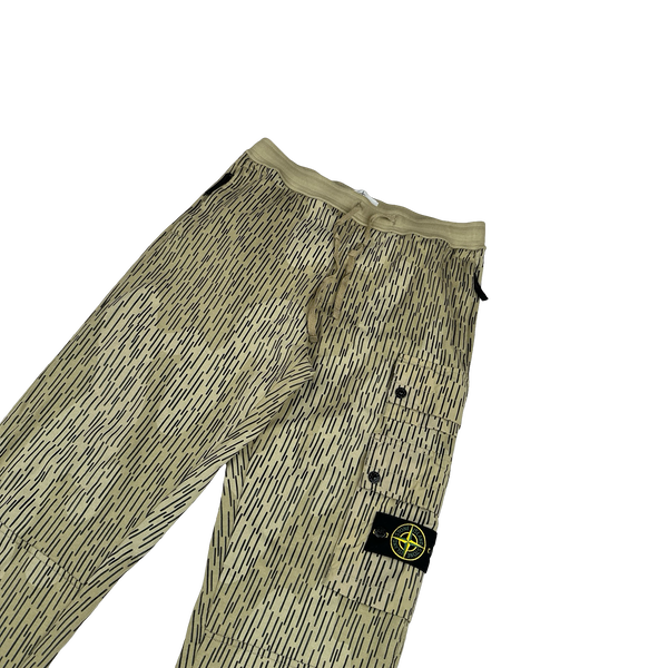 Stone Island 2021 Rain Camo Reflective Cargo Joggers - 32"