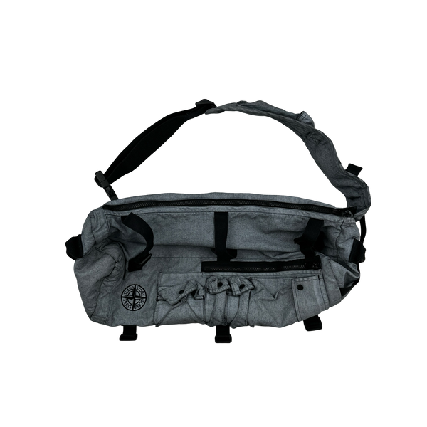 Stone Island 2019 Placcata Spellout Patch 2 In 1 Sling/Duffle Bag