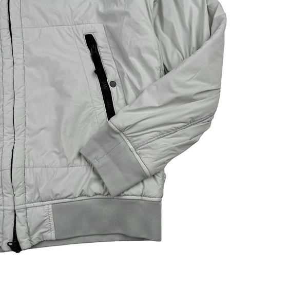 Stone Island 2022 Light Blue Comfort Tech Composite Reversible Polartec Jacket - Medium
