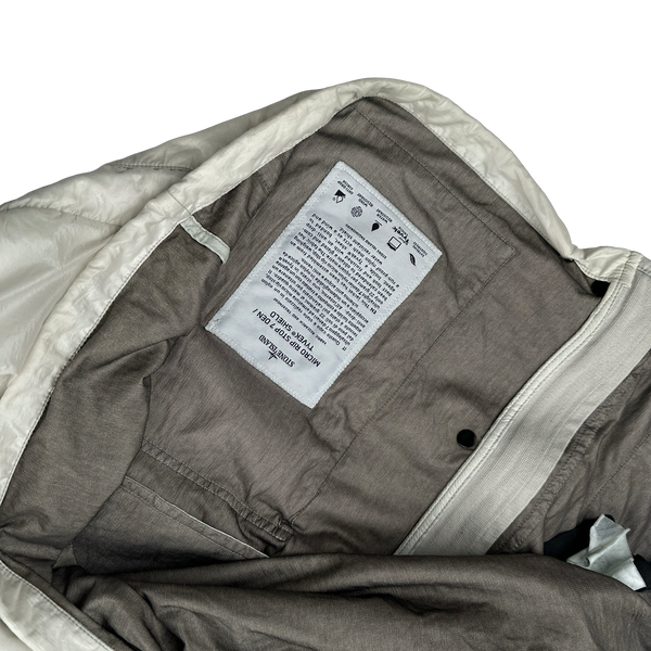 Stone Island 2013 White Micro Rip Stop 7 Den Tyveck Shield Jacket - XXL
