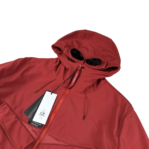 CP Company Red Hybrid Soft Shell Jacket - 3XL
