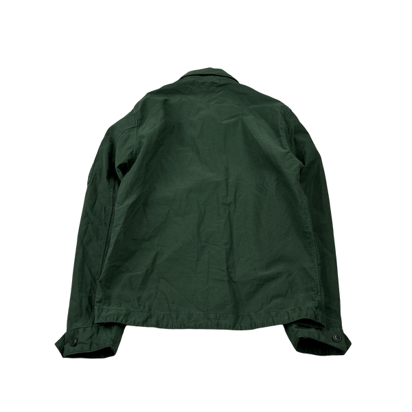 CP Company Green Cotton Overshirt - Small
