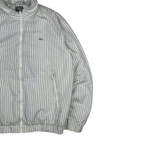 Lacoste Pin Stripe Zip up Track Jacket - Large