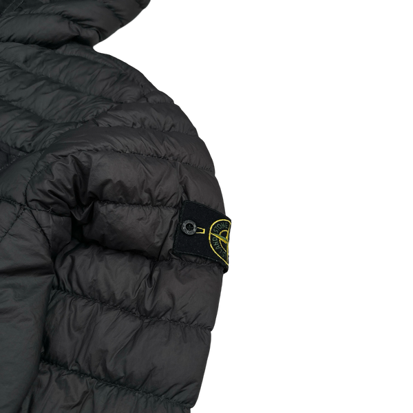 Stone Island 2018 Charcoal Micro Yarn Down Puffer Jacket - XXL