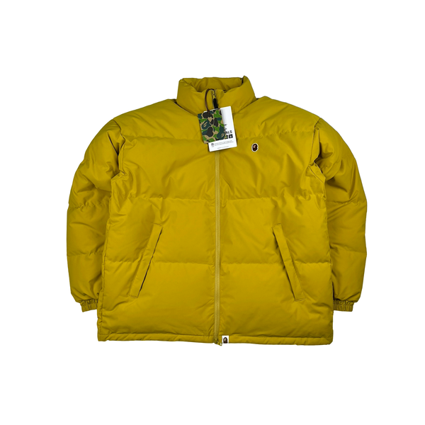 BAPE Yellow Down Filled Zipped Jacket - XL